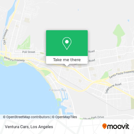 Ventura Cars map