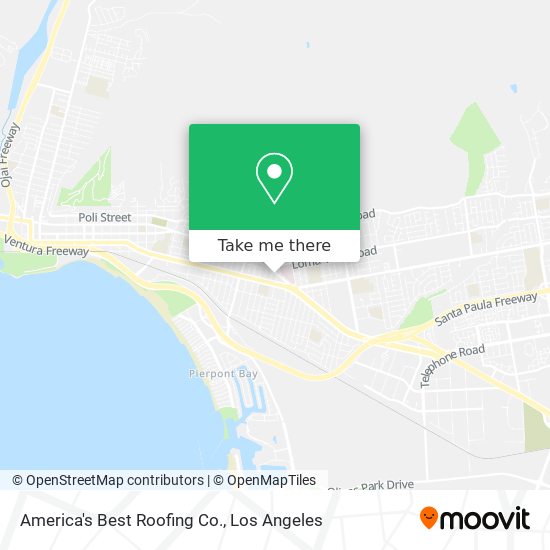 America's Best Roofing Co. map