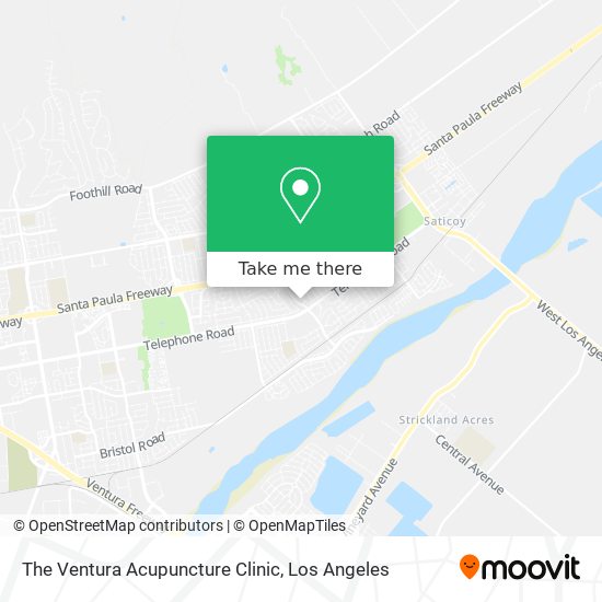 Mapa de The Ventura Acupuncture Clinic