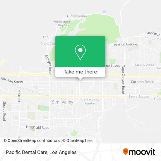 Mapa de Pacific Dental Care