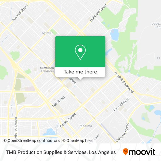 Mapa de TMB Production Supplies & Services