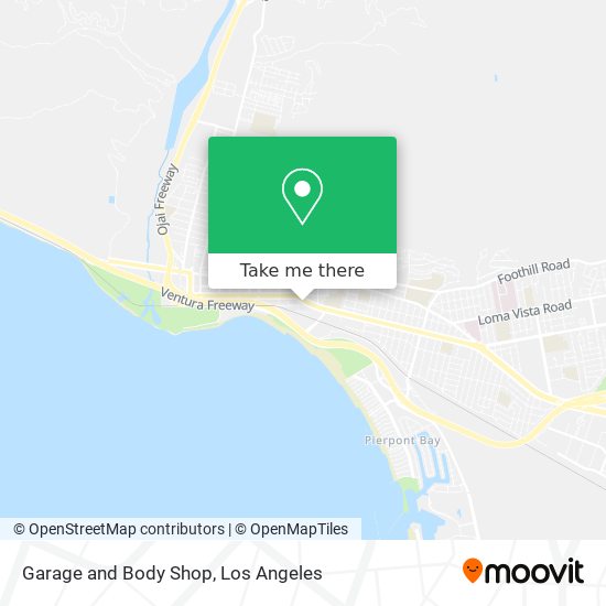 Mapa de Garage and Body Shop