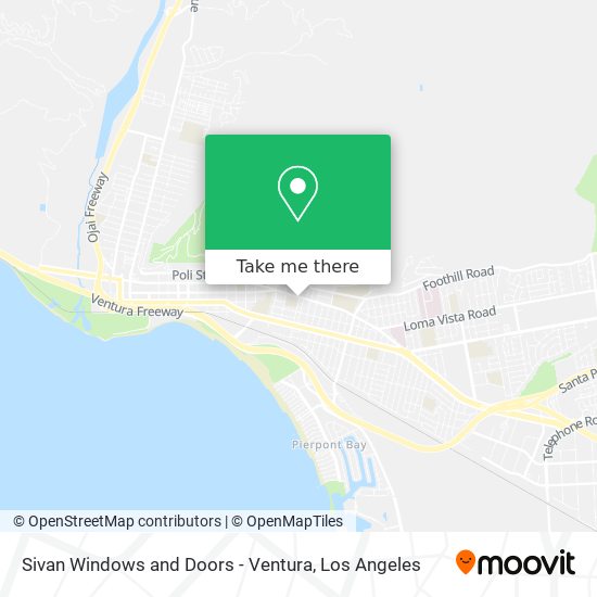 Sivan Windows and Doors - Ventura map