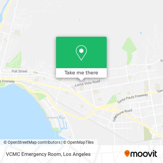 VCMC Emergency Room map
