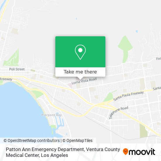 Patton Ann Emergency Department, Ventura County Medical Center map
