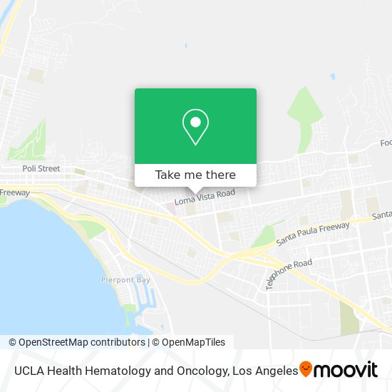 UCLA Health Hematology and Oncology map