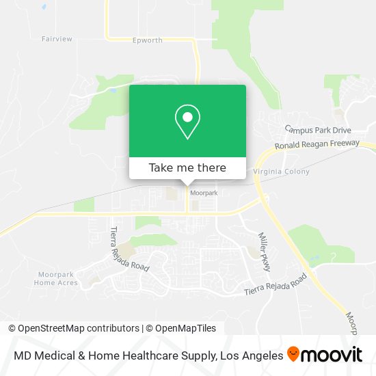 Mapa de MD Medical & Home Healthcare Supply