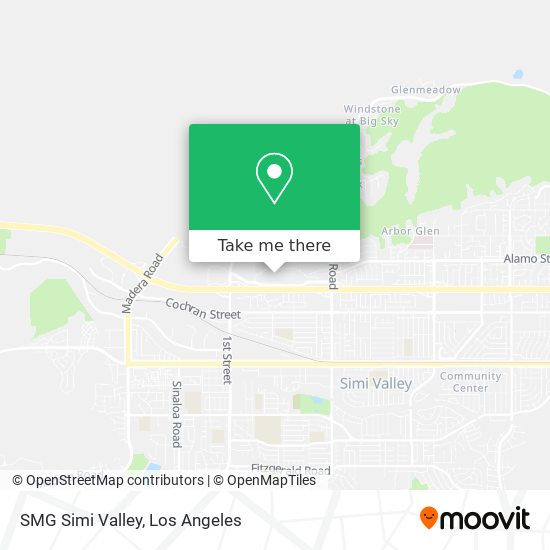 Mapa de SMG Simi Valley