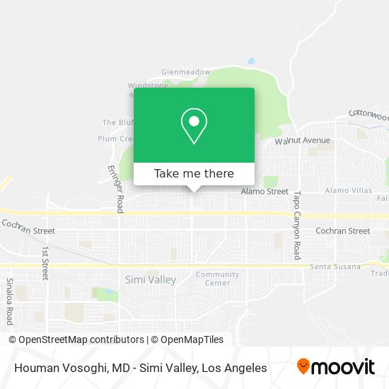 Houman Vosoghi, MD - Simi Valley map