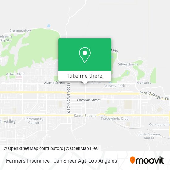 Mapa de Farmers Insurance - Jan Shear Agt