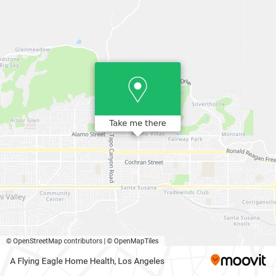 Mapa de A Flying Eagle Home Health