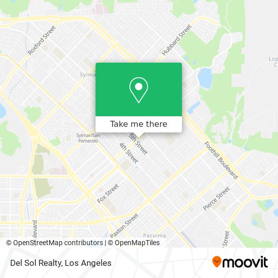 Del Sol Realty map