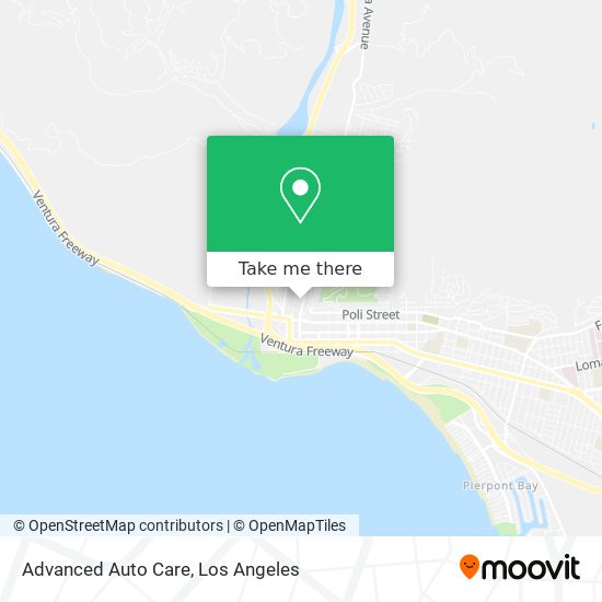 Advanced Auto Care map