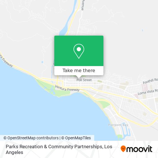 Mapa de Parks Recreation & Community Partnerships