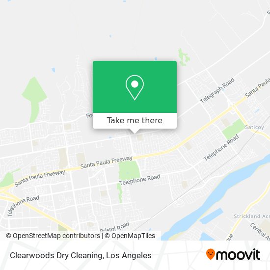 Clearwoods Dry Cleaning map