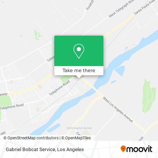 Gabriel Bobcat Service map