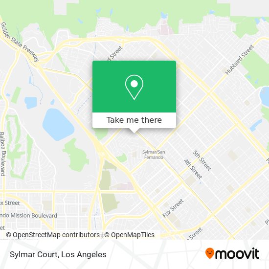 Sylmar Court map