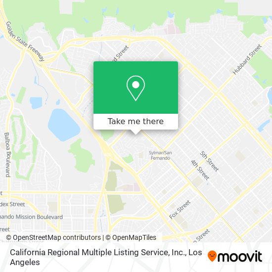 California Regional Multiple Listing Service, Inc. map