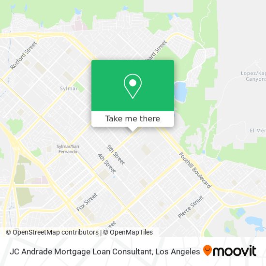 JC Andrade Mortgage Loan Consultant map