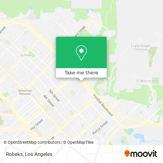 Robeks map