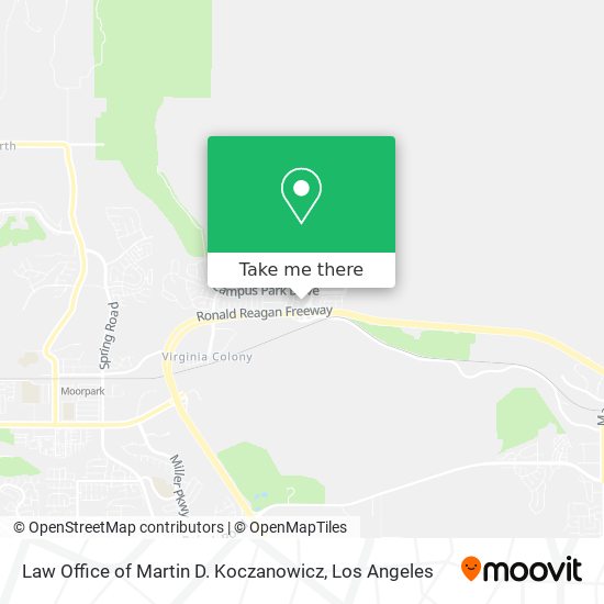 Mapa de Law Office of Martin D. Koczanowicz