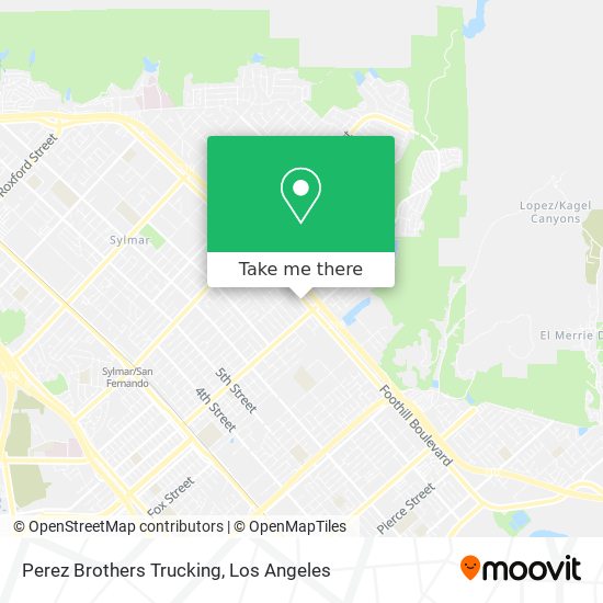 Perez Brothers Trucking map