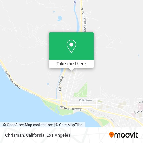 Mapa de Chrisman, California