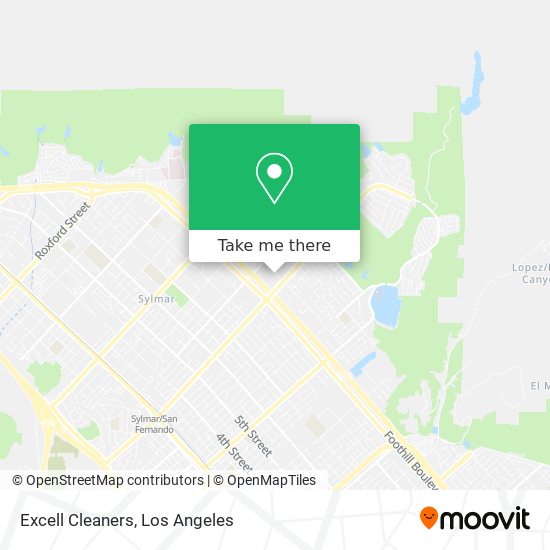 Excell Cleaners map