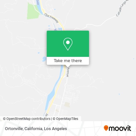 Mapa de Ortonville, California