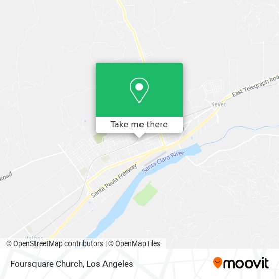 Foursquare Church map
