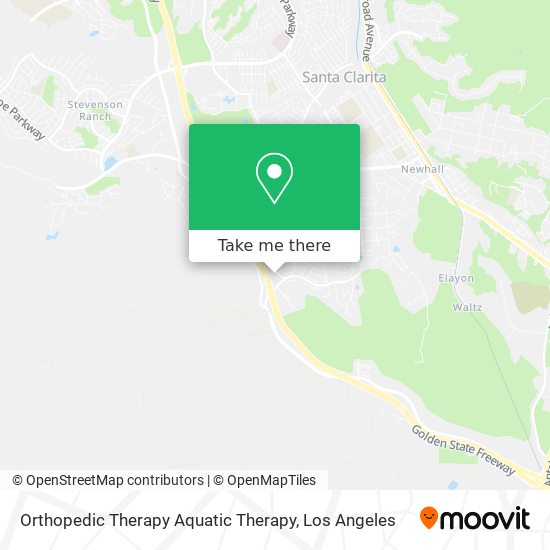 Orthopedic Therapy Aquatic Therapy map