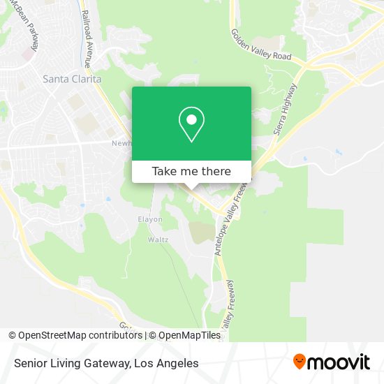 Senior Living Gateway map