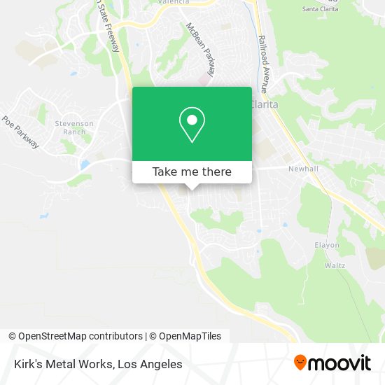 Kirk's Metal Works map