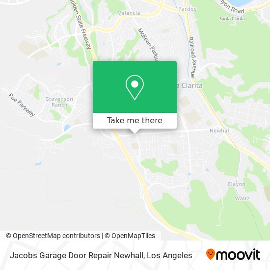 Mapa de Jacobs Garage Door Repair Newhall