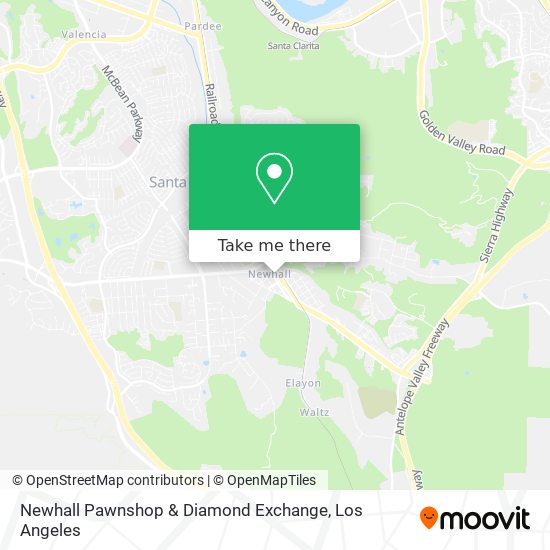 Newhall Pawnshop & Diamond Exchange map