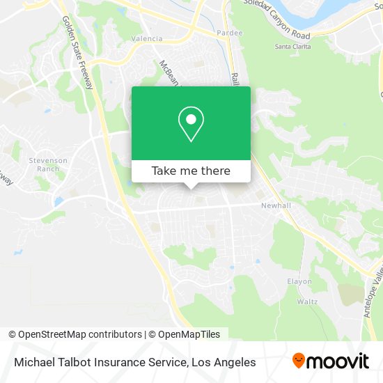 Mapa de Michael Talbot Insurance Service