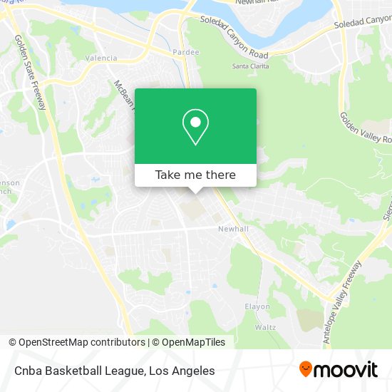 Cnba Basketball League map