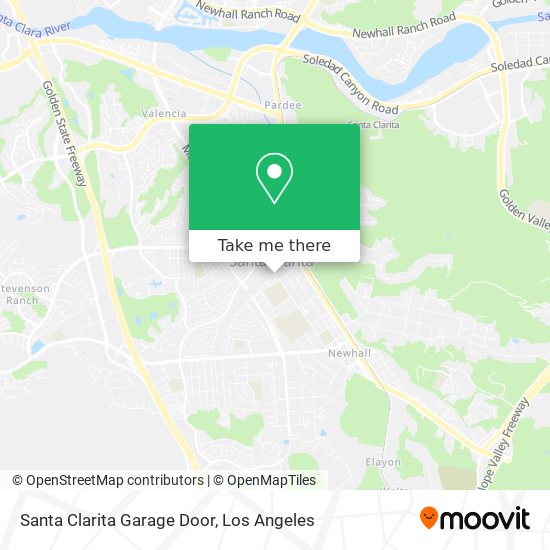 Mapa de Santa Clarita Garage Door