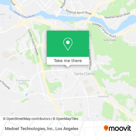 Mapa de Mednet Technologies, Inc.