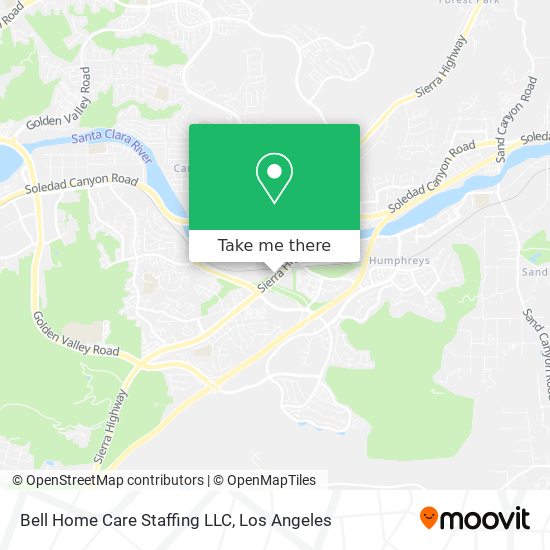 Bell Home Care Staffing LLC map