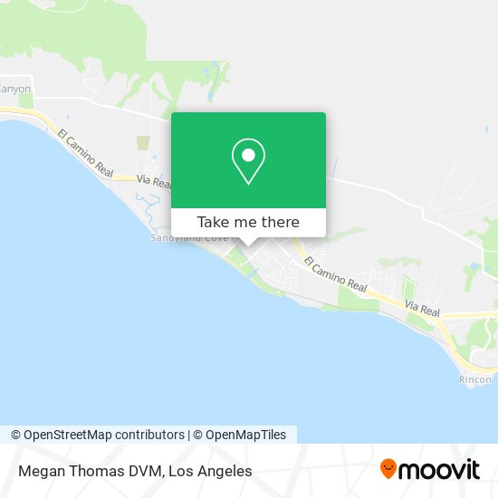 Megan Thomas DVM map