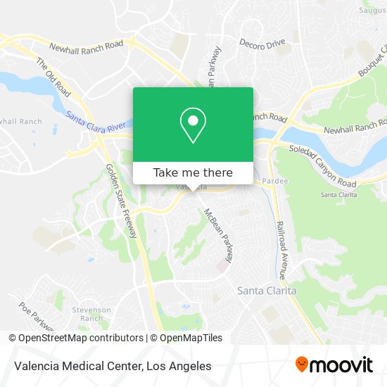 Valencia Medical Center map