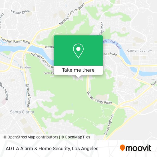 Mapa de ADT A Alarm & Home Security