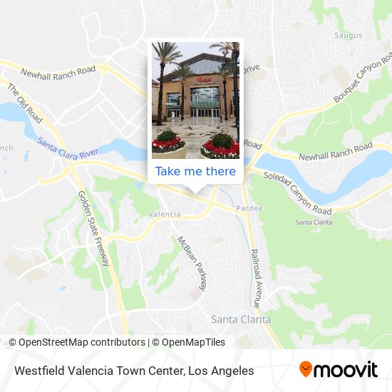 Westfield Valencia Town Center map