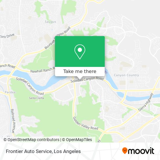 Frontier Auto Service map