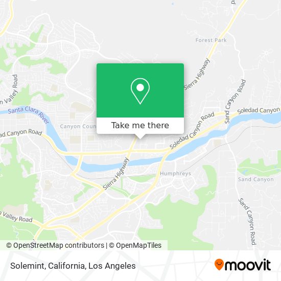 Mapa de Solemint, California