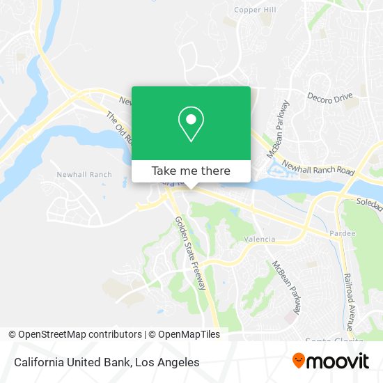 California United Bank map