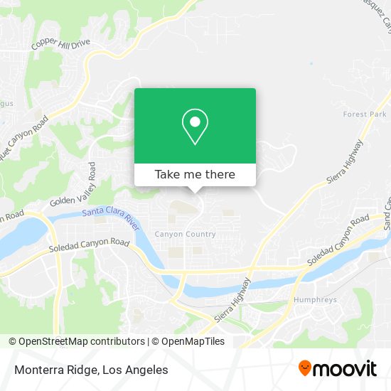 Monterra Ridge map