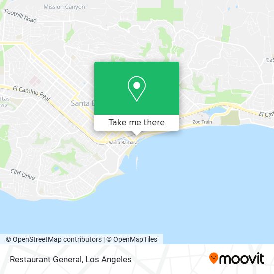Restaurant General map