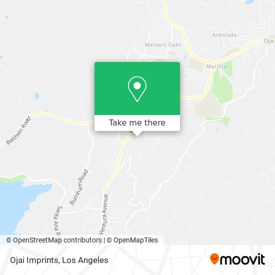 Ojai Imprints map